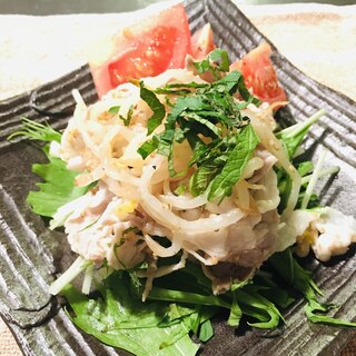 豚しゃぶナムル〜野菜添え